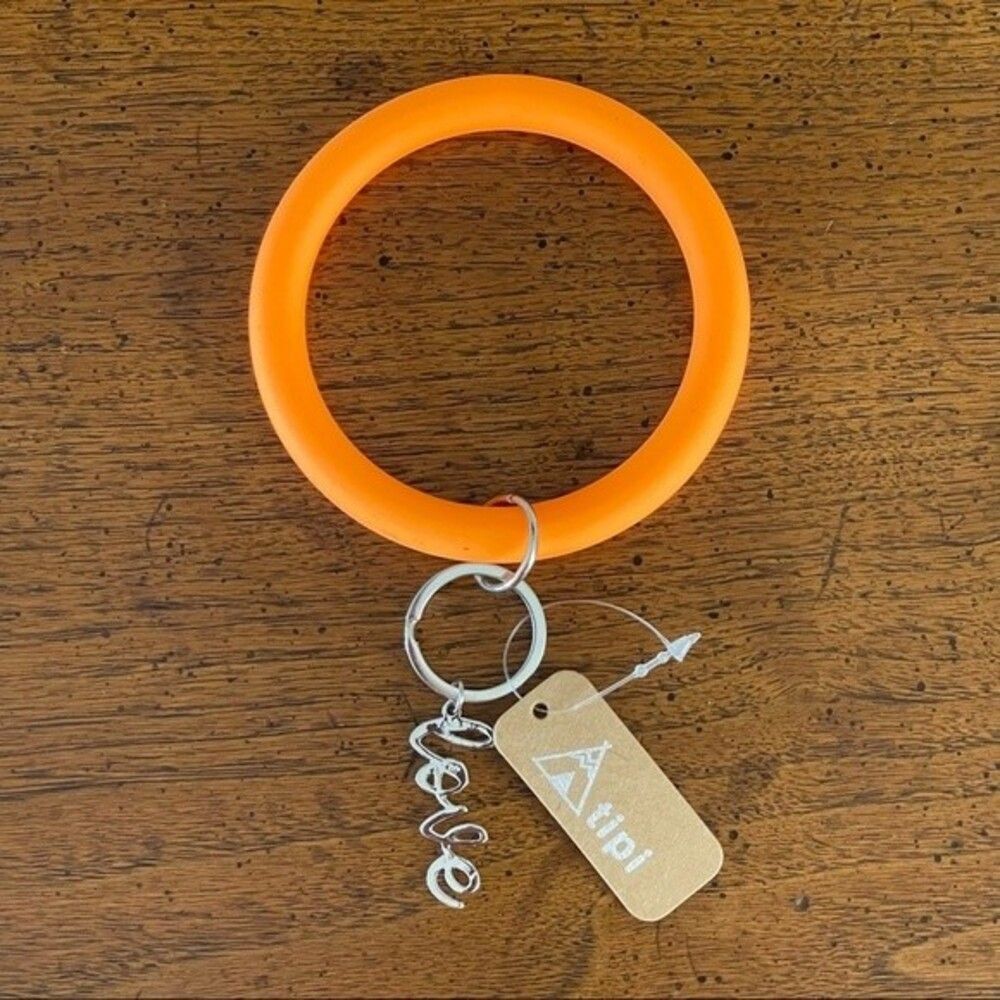 🔥Bundle & Save TIPI Soft Silicone Wrist Keychain Circle Bracelet Bangle Round